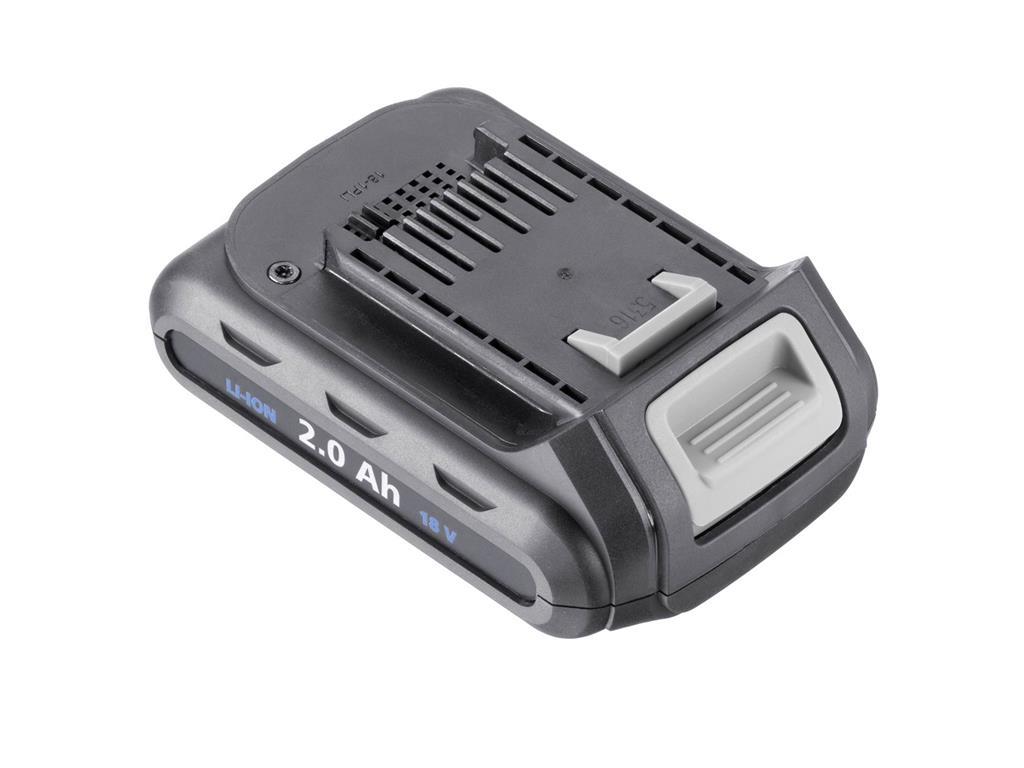 1x baterija 18 V / 2,0 Ah